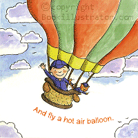 Fly a hot air balloon.