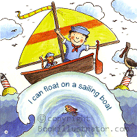 I can sail a boat.