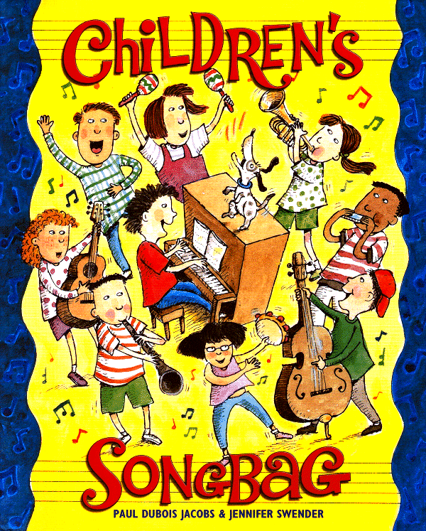 Children's Songbag Book Cover by Mark A. Hicks, illustrator