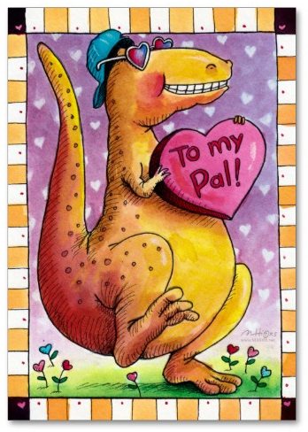 A Dinosaur Valentine for Your Pals