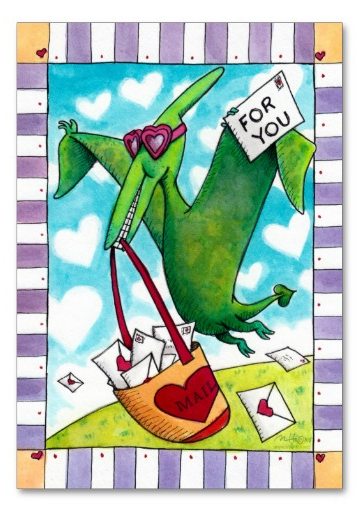 A Dinosaur Valentine for You!