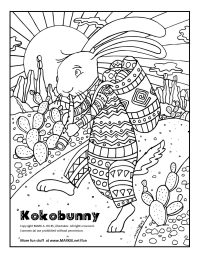 Kokobunny adult Coloring Page Link