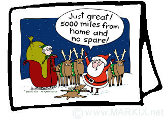 Funny Santa Greeting
                                          Card