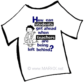 How can teachers get ahead? Shirt
