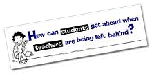 Teacher bumper sticker