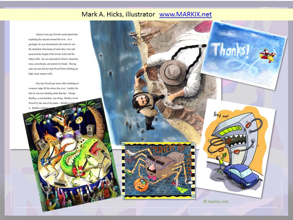 portfolio sample of artwork by Mark A. Hicks, artist and illustrator