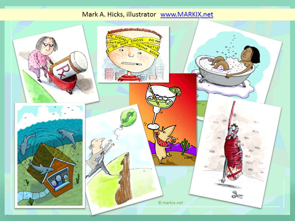 portfolio sample of stock illustration by Mark A. Hicks, artist and illustrator