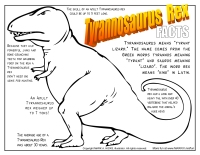 Tyrannosaurus Rex Coloring Page link