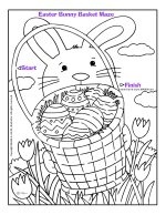 Easter Bunny Basket Maze