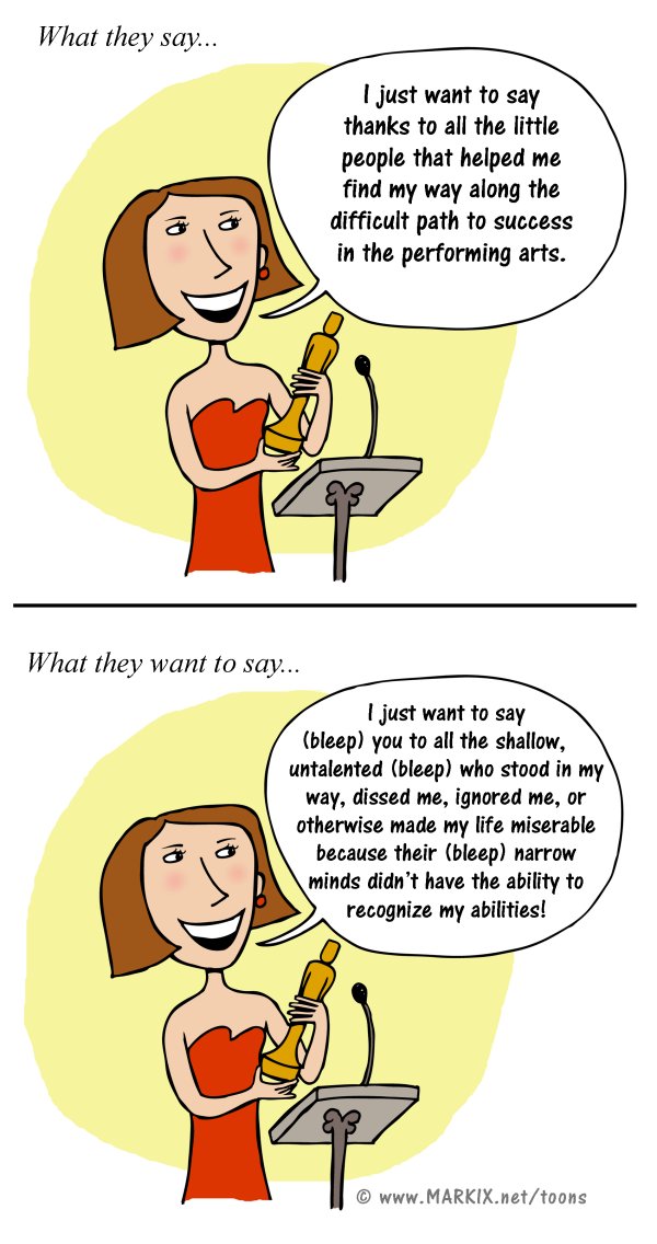 academy awards cartoon